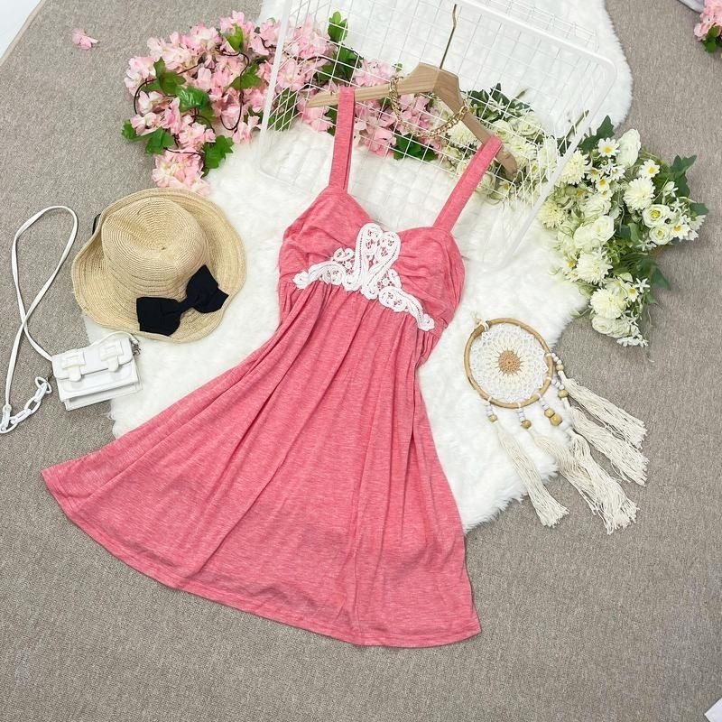 MDLV ~ 5046# Renda Tanktop Dress