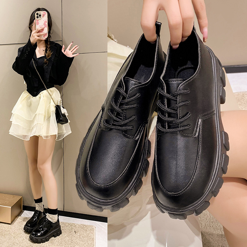 ✅PINKEY P019 Sepatu Wanita Docmart Hitam Sepatu Oxford Wanita Import Premium Quality Terlaris