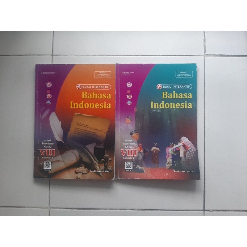 Buku Bahasa Indonesia Kelas 8 / SMP 2 Intan Pariwara
