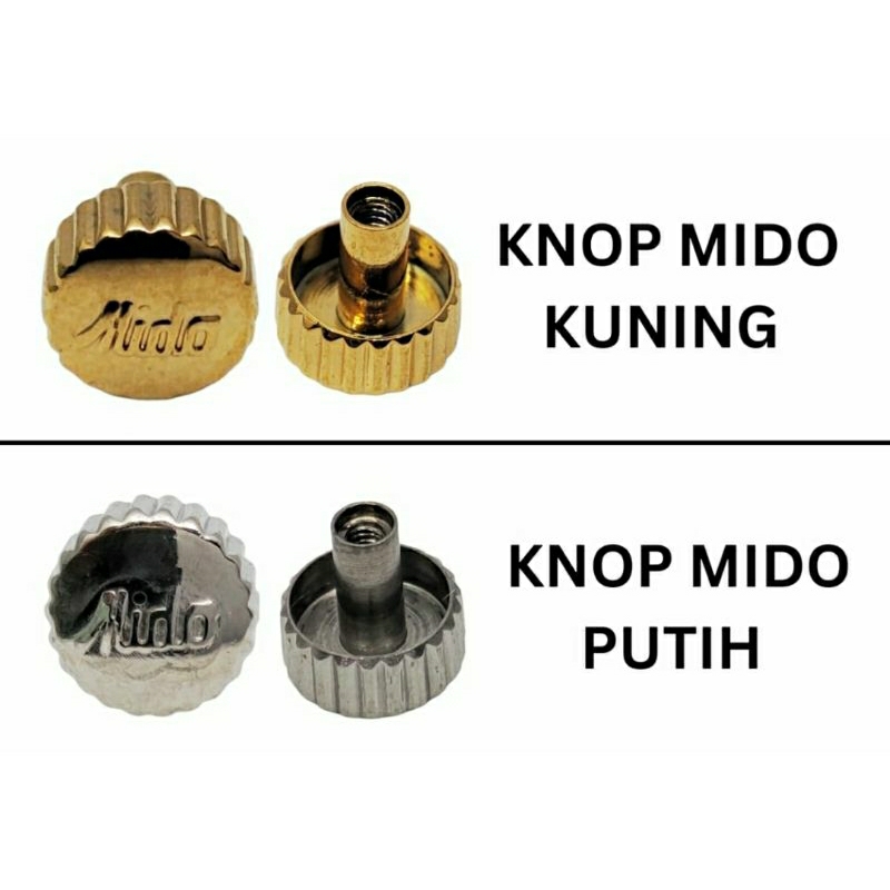 Knop pemutar jam tangan mido kwalitas original