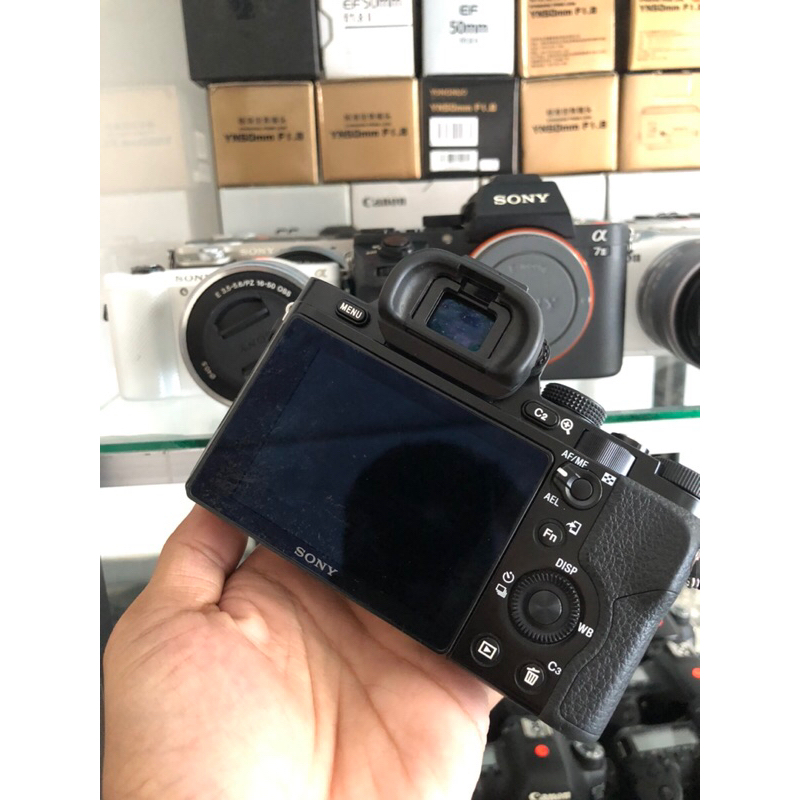 sony a7 clasic fulframe body only lengkap box