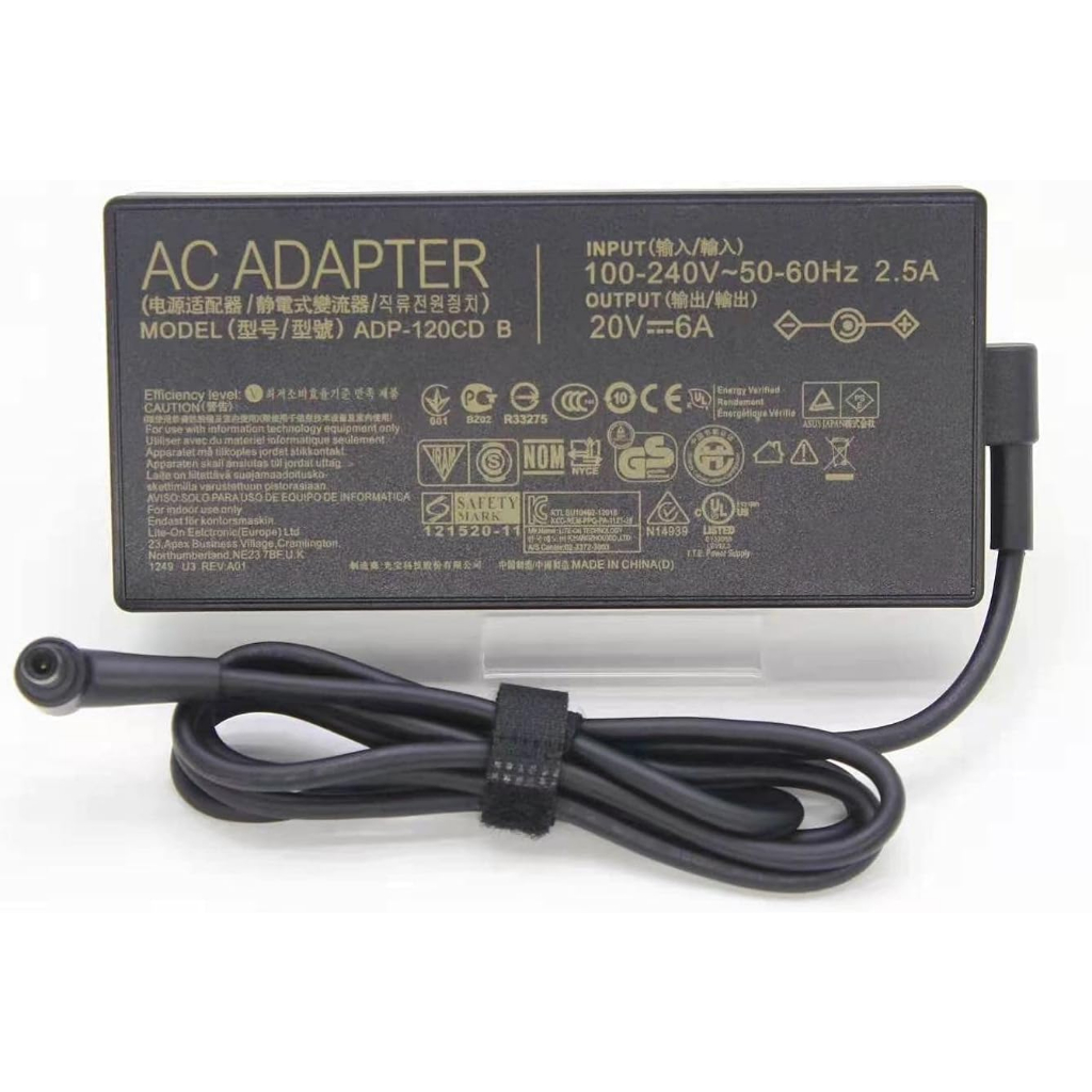 Adaptor Charger MSI GF63 Thin 11UC-261 11UC-263 11UC-262 20V 6A 120W