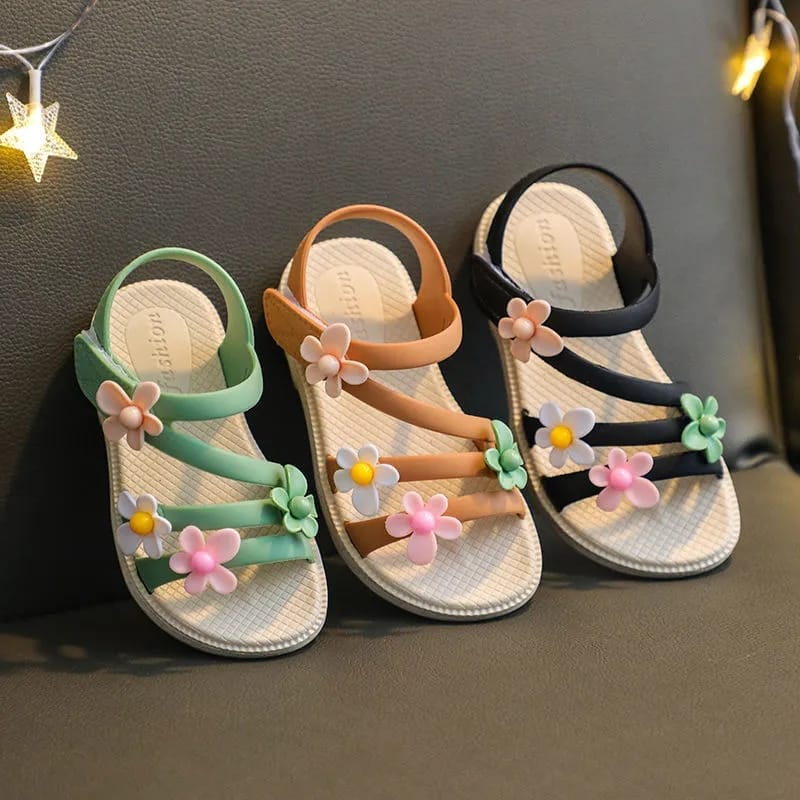 Sepatu Sendal Anak Sandal Jelly Flower  Terbaru