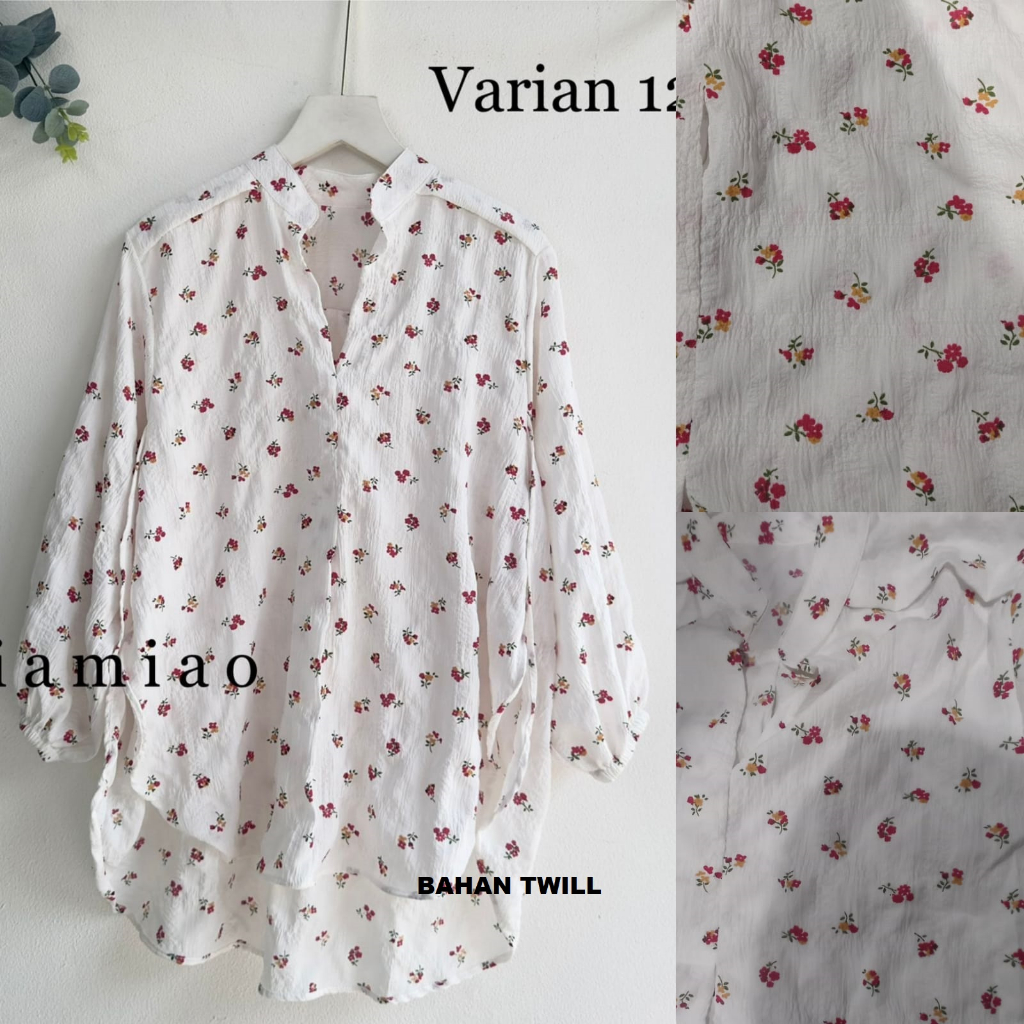 Alensa Blouse Atasan wanita Casual motif