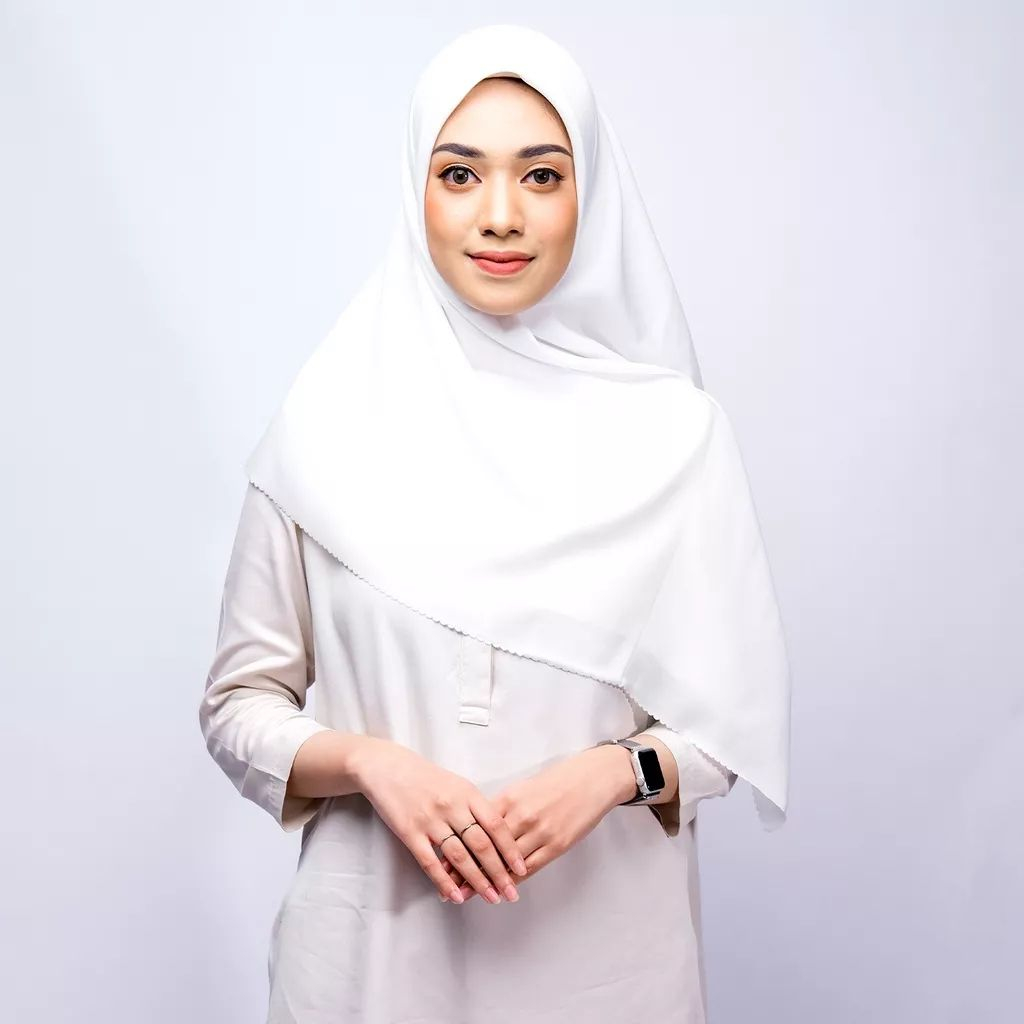 Shinar Aesthetic Firas Hijab,Hijab Segi empat glamour glitter