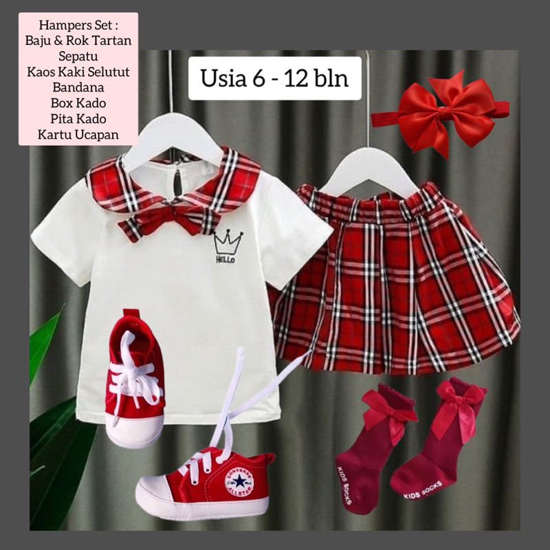 Murah Hampers Bayi Girl Perempuan 0-12 bln Free Goodie Bag. NewBorn Hamper Baby Girl Boy Kado Hadiah Lahiran Perempuan Gift Set Newborn Baby Gift Perempuan Parcel Box Kotak Premium Eksklusif