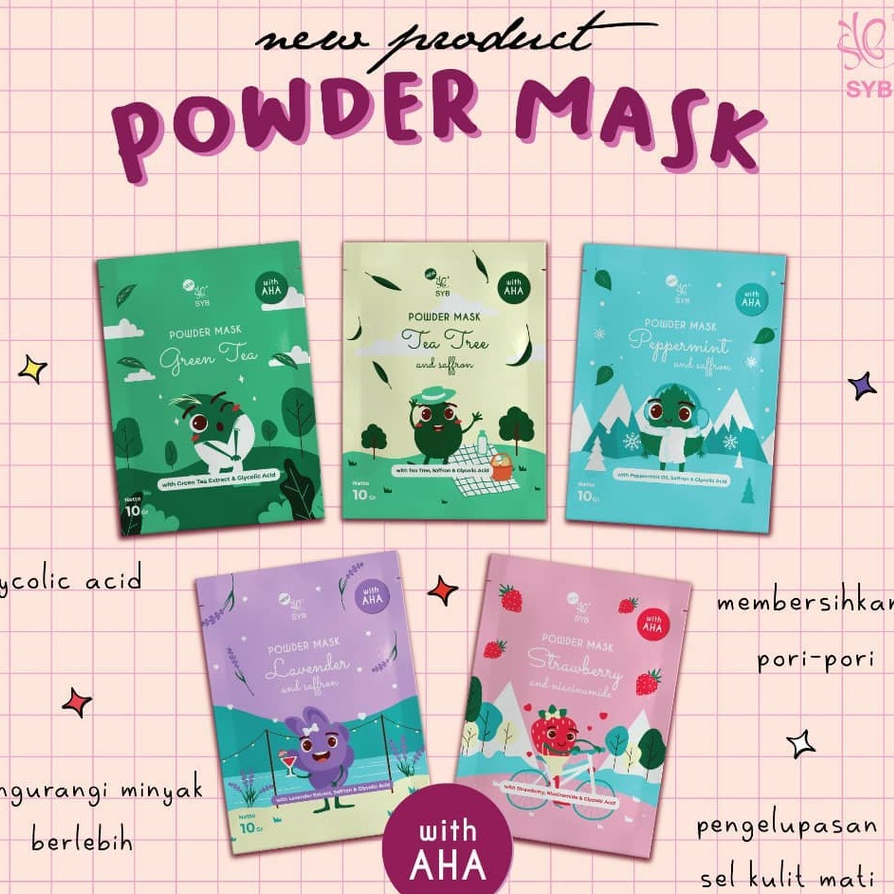 SYB Powder Mask - All Variant