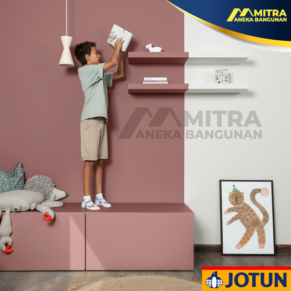 Promo Cat Tembok Jotun Interior Eksterior Warna Pink Clay 3404 / Dusty Pink