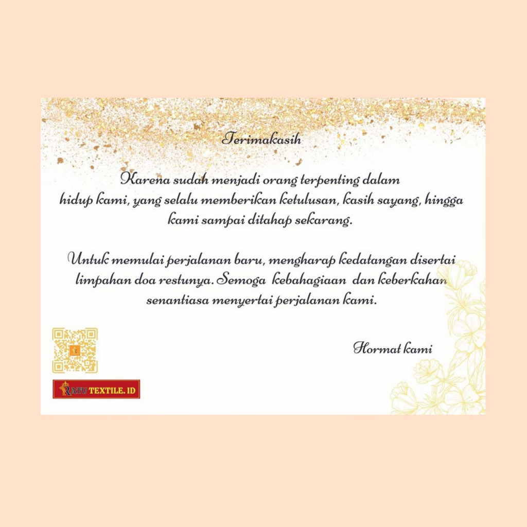 Aksesoris Paket Bridesmaid | Tas dan Kartu Ucapan