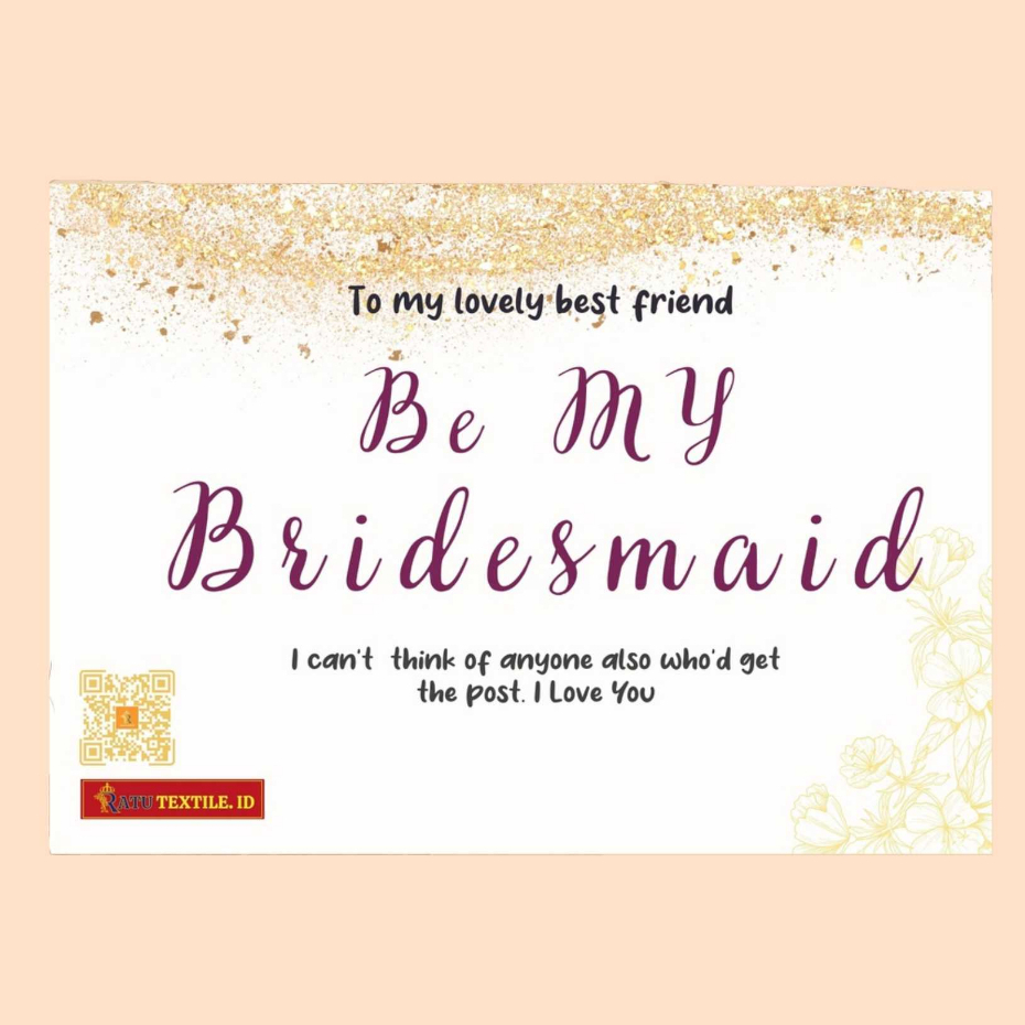 Aksesoris Paket Bridesmaid | Tas dan Kartu Ucapan