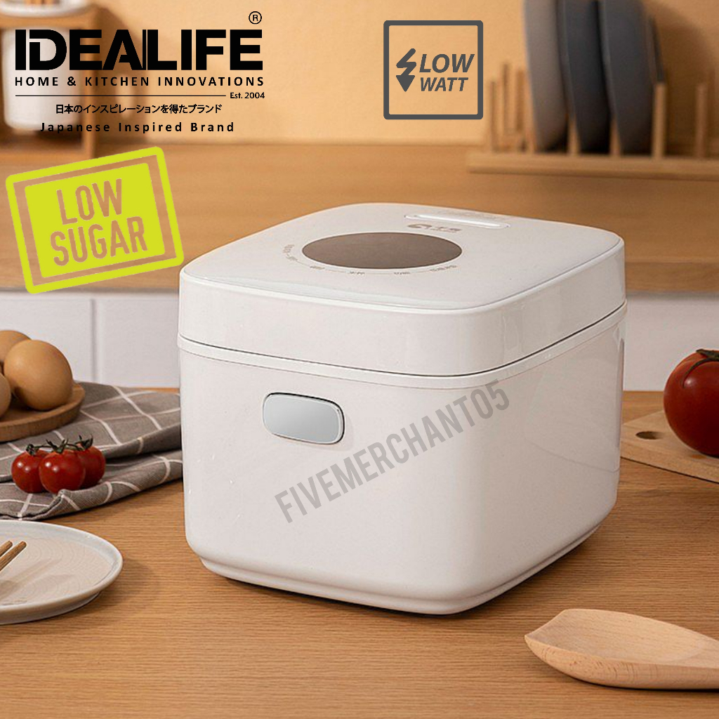 Magic Com Low Carbo IDEALIFE IL 100C Rice Cooker IL 100 C 2 L Low Sugar Penanak Nasi Less Sugar Less Carbo Sehat