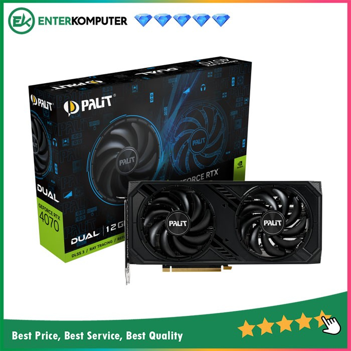 PALIT GeForce RTX 4070 12GB GDDR6X Dual