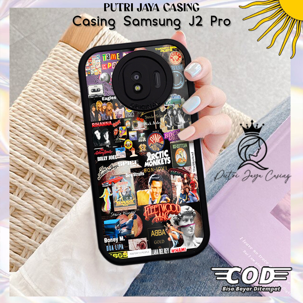 Case Hp Samsung J2 Pro Casing Samsung J2 Pro Motif BAND 04  Casing Terbaru Case Karakter Lucu Casing