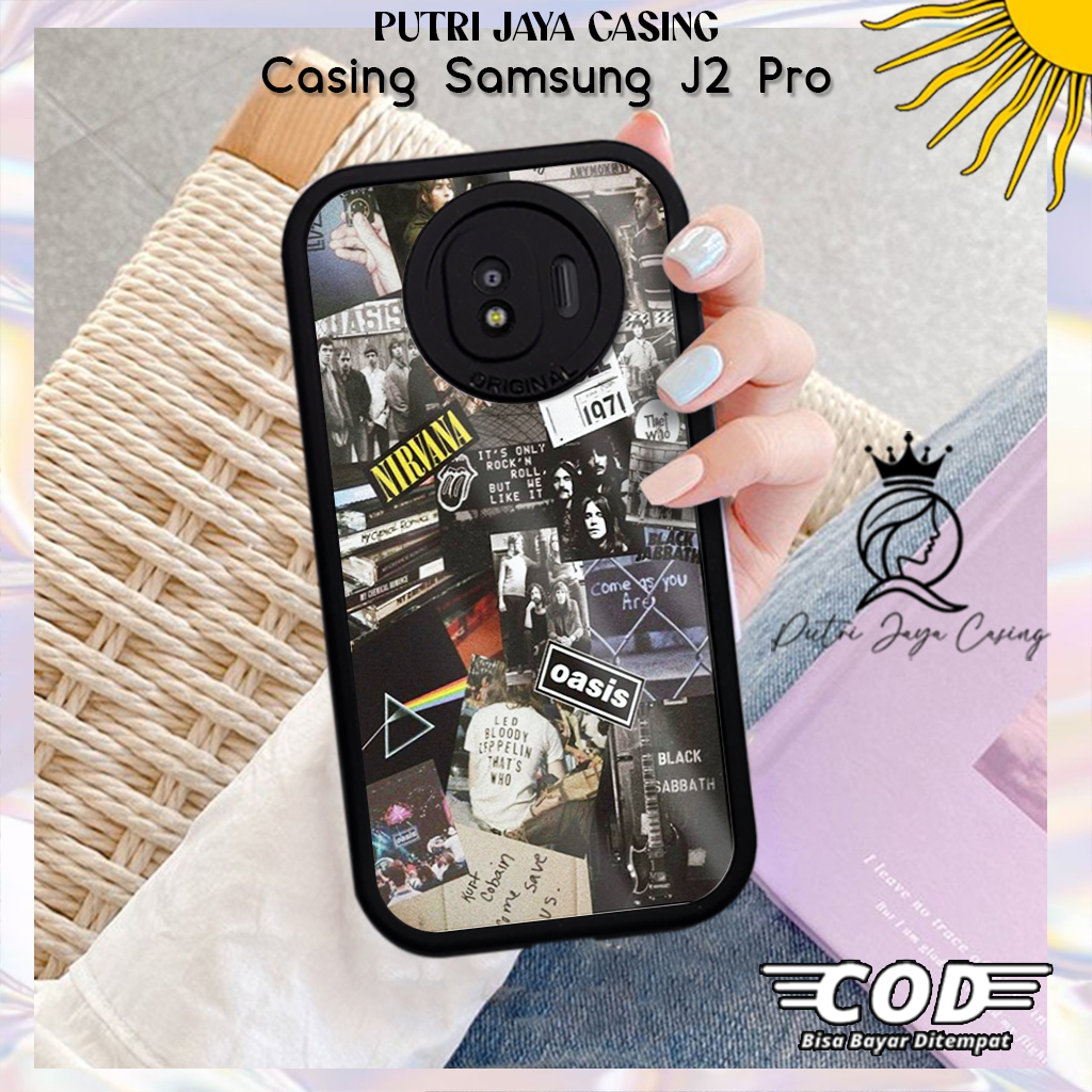 Case Hp Samsung J2 Pro Casing Samsung J2 Pro Motif NEW BAND 03 Casing Terbaru Case Karakter Lucu Cas