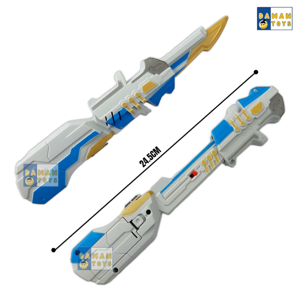 Mainan Senjata Dx Ultraman Ultra Fight Victory Knight Timber Pedang Robot Ultramen