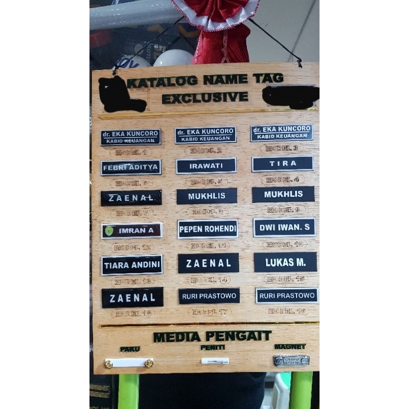 

papan nama