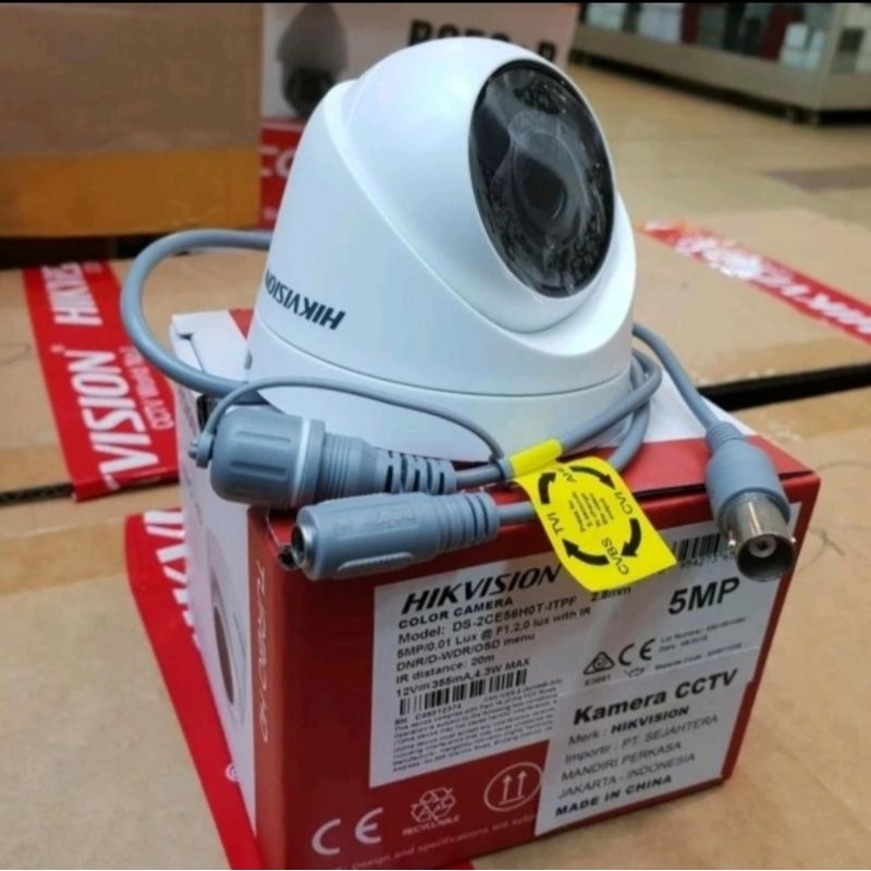 KAMERA CCTV 5MP INDOOR HIKVISION CAMERA DS-2CE56HOT-ITPF