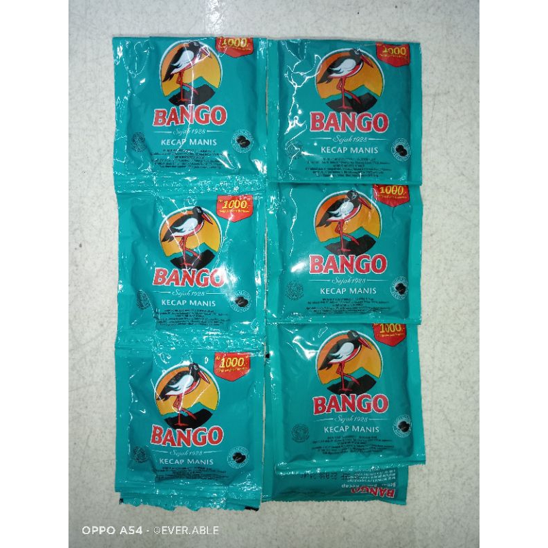 

BANGO KECAP MANIS SACHET 19ML X 6