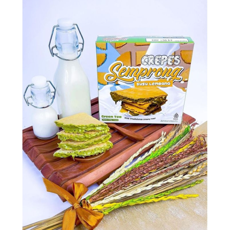 CREPES SEMPRONG SUSU LEMBANG - CREPES BANDUNG ISI 12pcs 165GRAM - CREPES SUSU LEMBANG