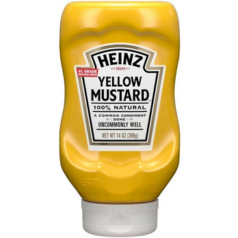 

HEINZ Yellow Mustard 14oz 396gr saos import[BB]