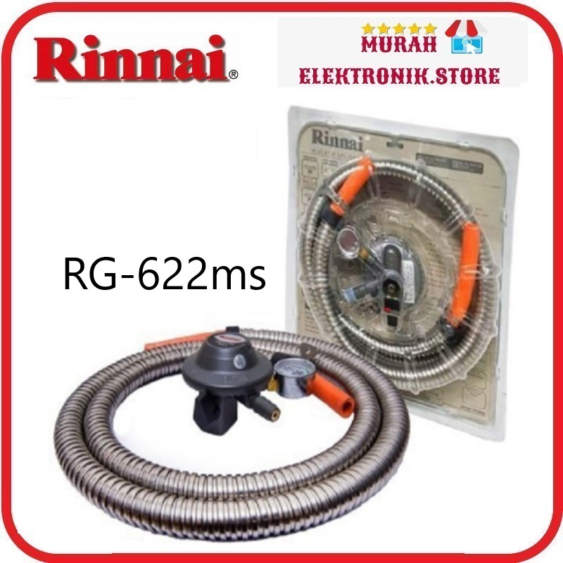 Rinnai RG-622MS selang regulator RG622MS kompor gas rg 622 ms rinai