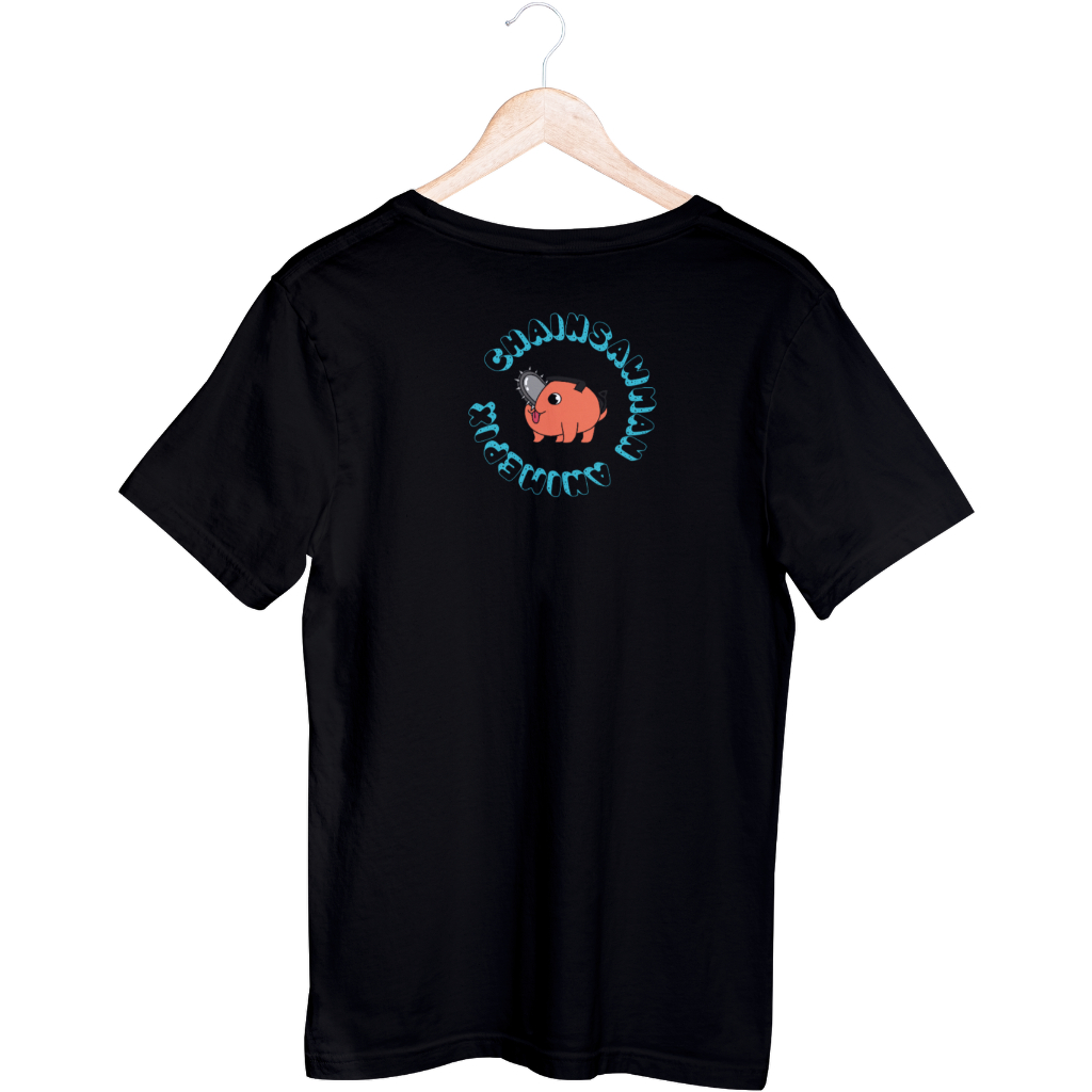 CSM01 Kaos Anime Premium Chainsawman / Denji / Power/ Aki Tidak Panas &amp; Nyaman