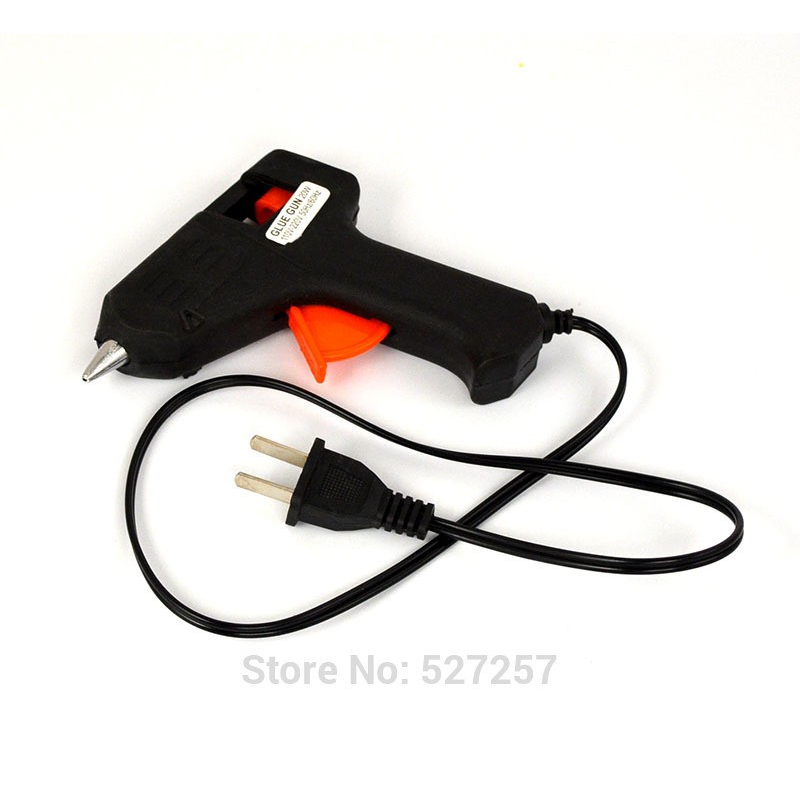 LEM TEMBAK / HOT MELT GLUE GUN ON OFF 10 WATT / GLUE GUN MINI