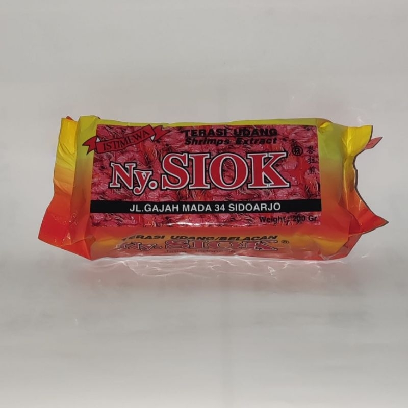 

Trasi Terasi Udang Mentah Ny siok 200 Gram