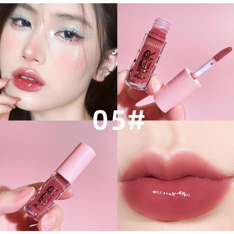 CINDYNAL Her Dragon Ranee Lip Gloss Moisturizing Lip Glow-05 TWEET YOUNG