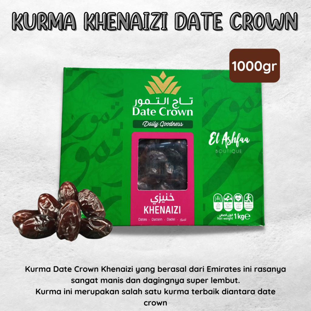 Kurma Premium | Kurma Khenaizi Date Crown - Pusat Grosir Al Noor