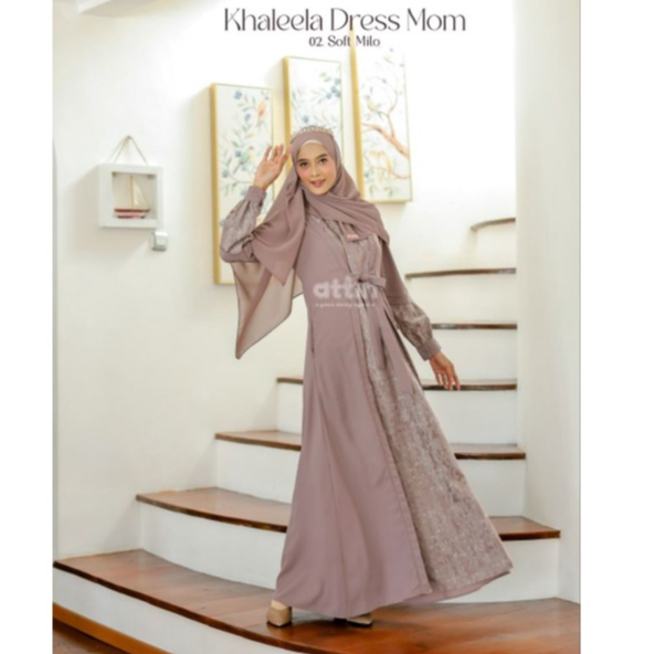 Gamis Khaleela Dress Mom By Attin