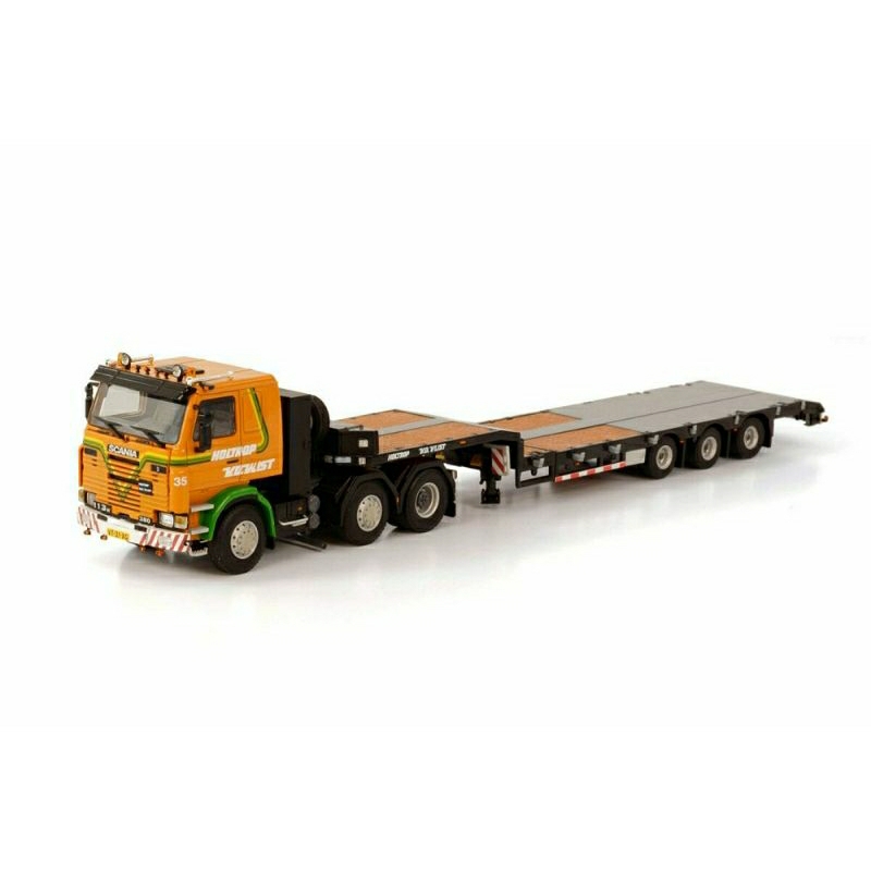 Diecast Truck Scania 3 Series LowLoader - Miniatur Truk Trailer Kontainer WSI 1:50