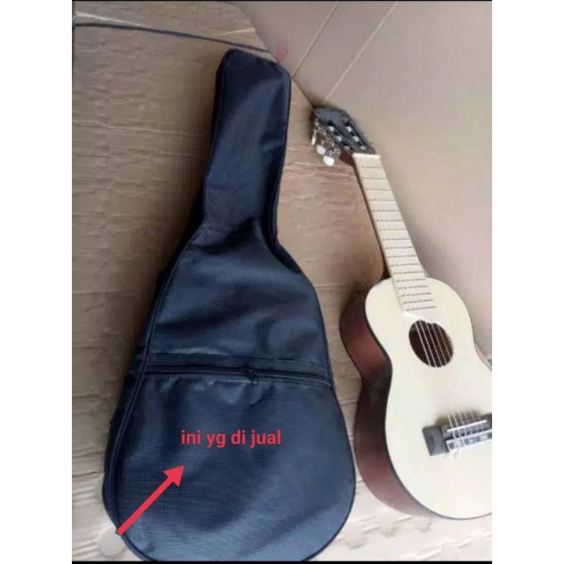 tas gitar mini  softcase guitalele sarung gitar kecil 1/4