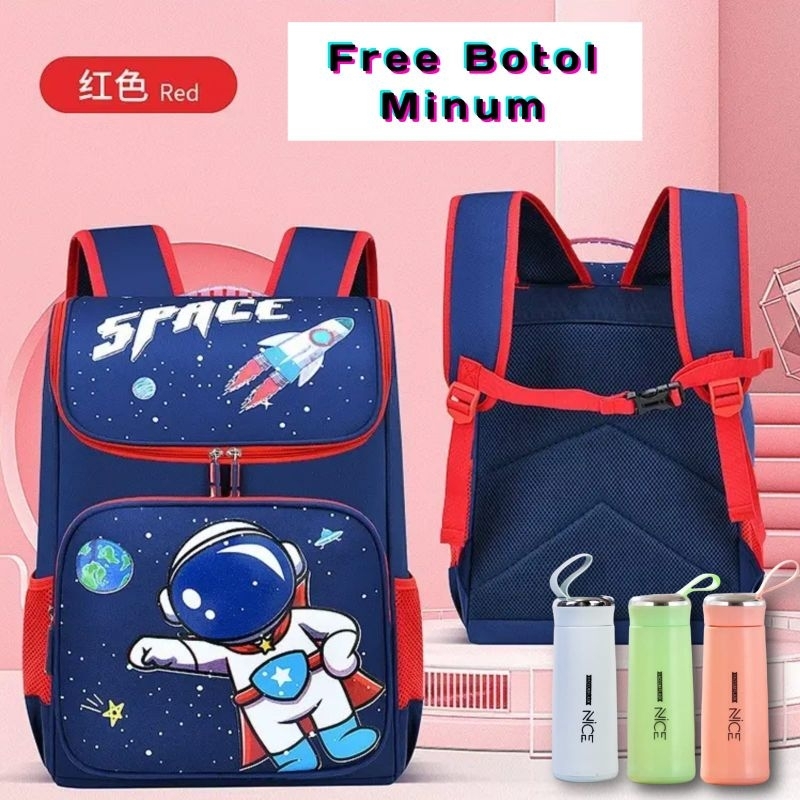 Terbaru Ransel Anak Ransel Sekolah Ransel Motif Astronot Ransel Unisex