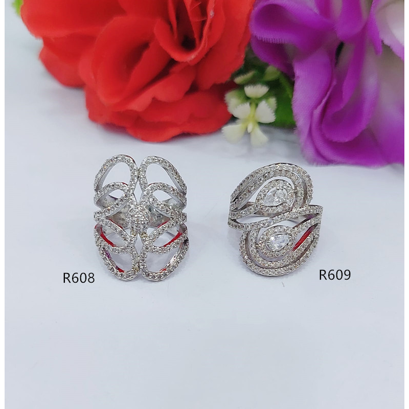 Cincin Xuping Permata Full Perhiasan Fashion R608 R609