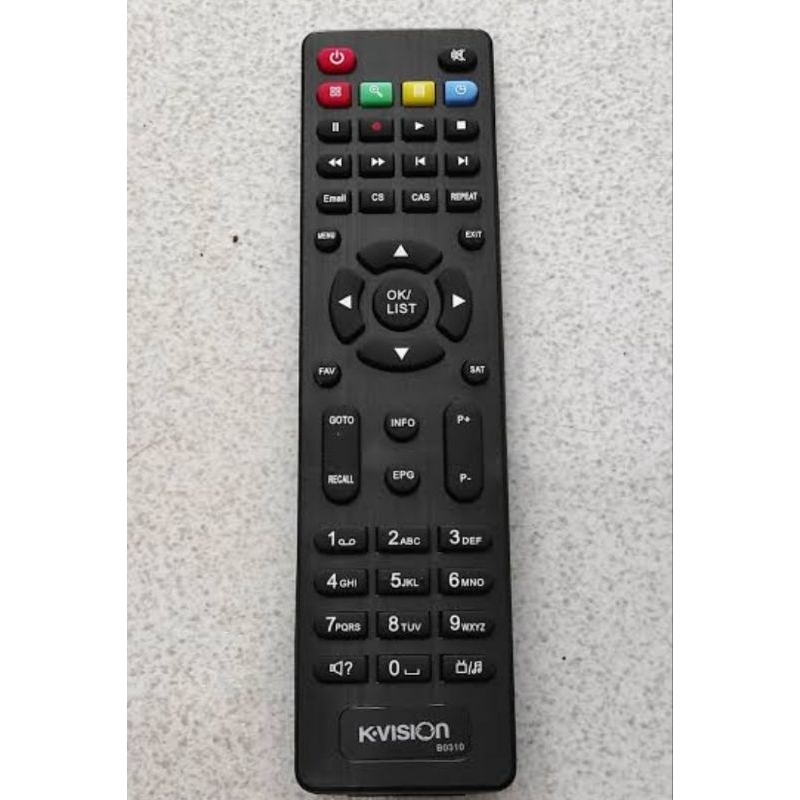 Remot KVISION BROMO C2000 K2000 Digital Receiver ASLI ORIGINAL K VISION