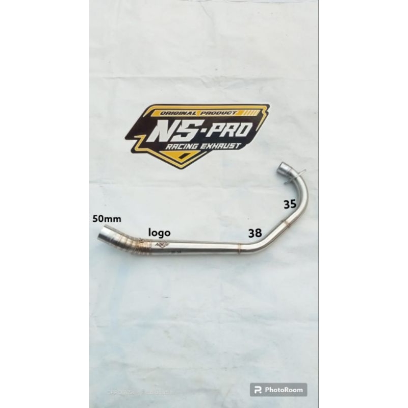 Leher knalpot roll bending ori NS-PRO PNP  cb. gl. mp