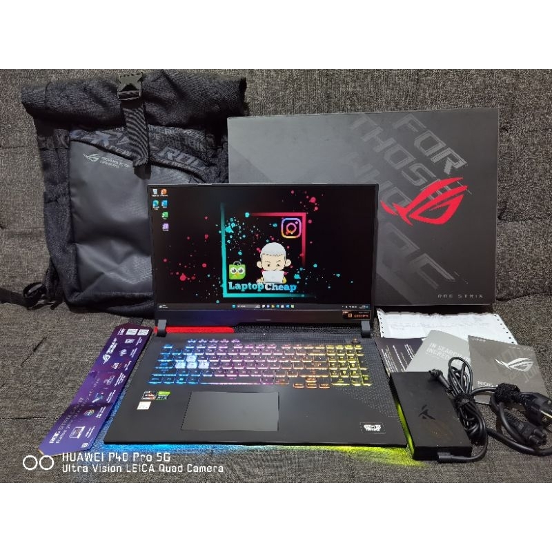 Asus ROG Strix G713QE RTX 3050Ti Ryzen 7 5800H x Tuf Legion 5 Pro Omen