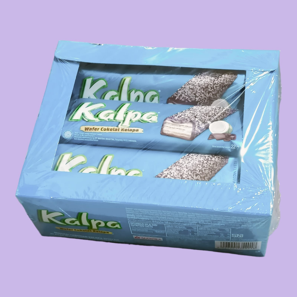 

Kalpa Wafer Coklat Tabur Kelapa (12 pcs/box)