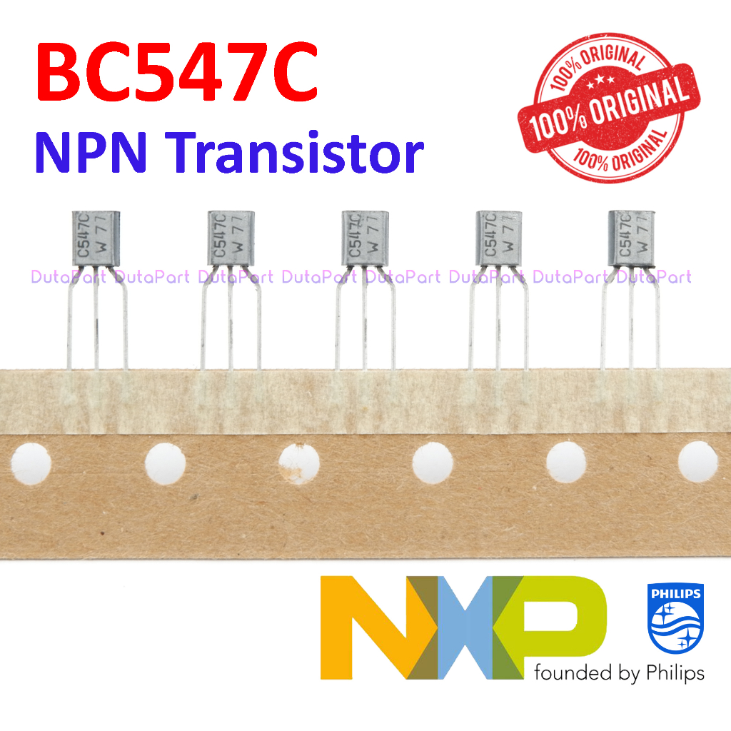 BC547C BC547 ORIGINAL NXP Philips NPN Transistor BC 547 C TO-92