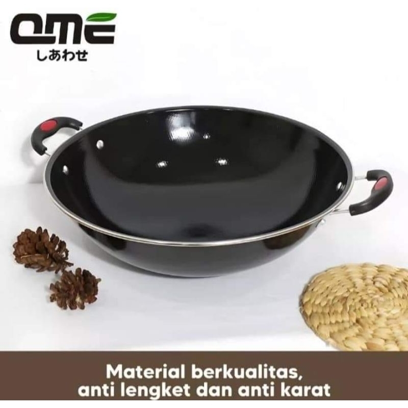 BIG PROMO Wajan Enamel / Wajan Enamel Anti Lengket / wajan enamel-wajan enamel hitam-wajan