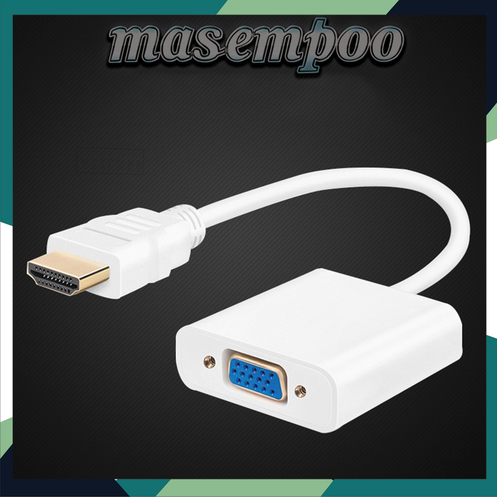 Converter HDMI TO VGA Putih Adapter