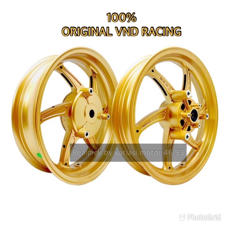 velg vnd six start aerox double disc aerox old / aerox nvx velg six start vnd double cakram