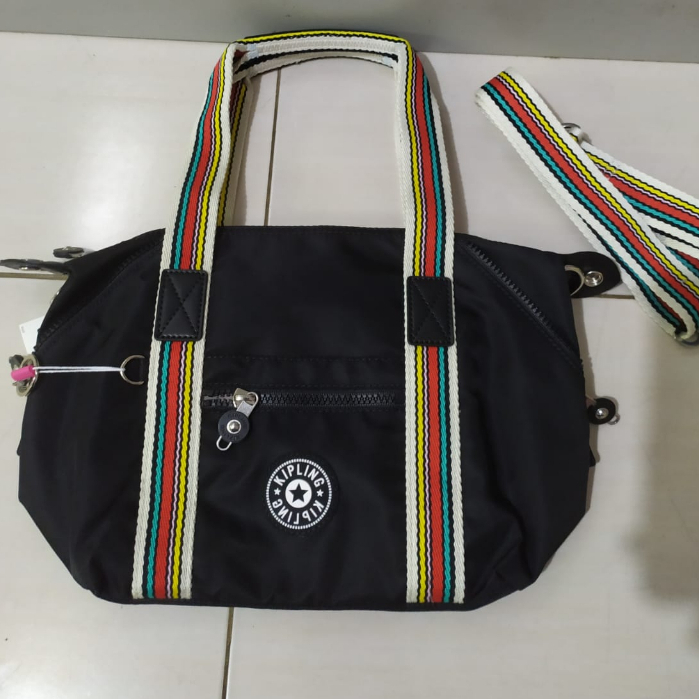 Tas Kipling Travel Bag Kipling Art Small Kecil Medium Tote Bag Hitam Detachable Shoulder Strap Origi
