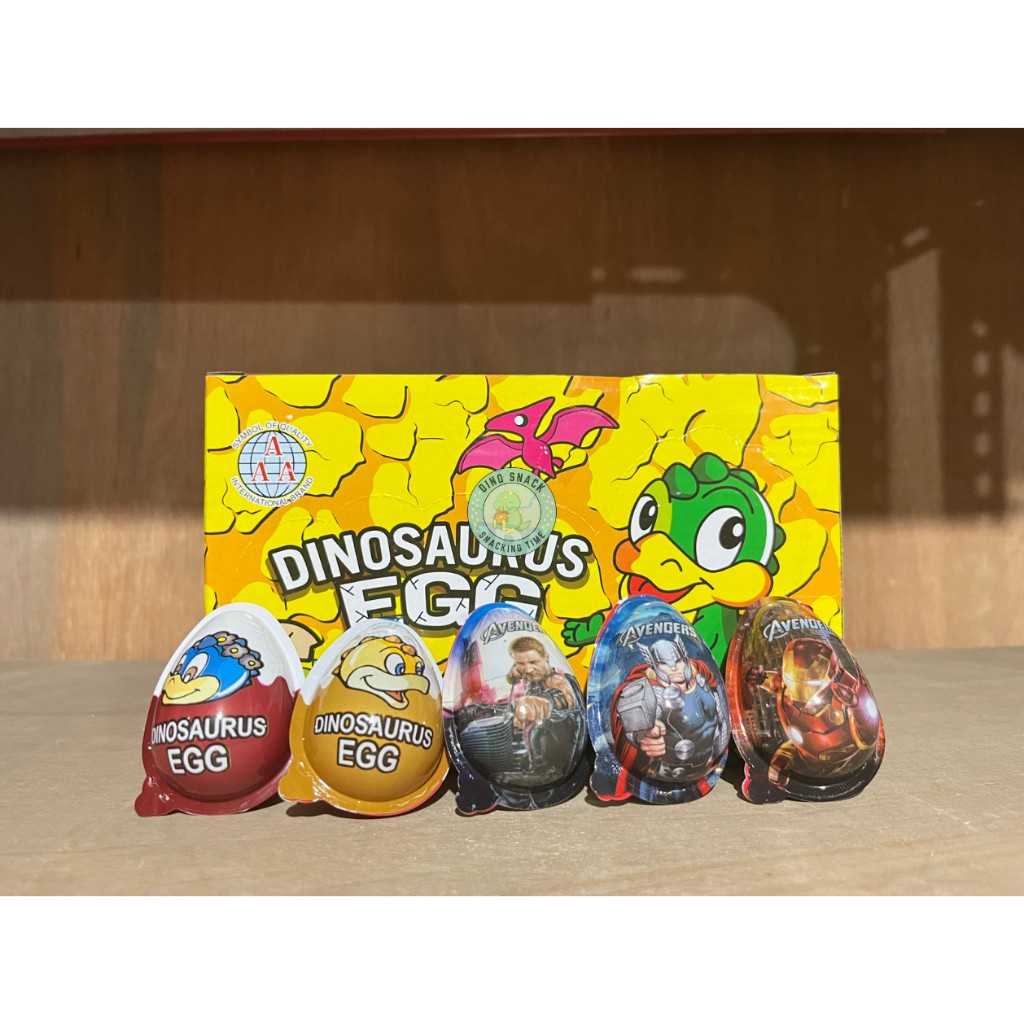 

Cokelat Compound Dinosaurus Egg Jumbo (Isi 30 Pcs)