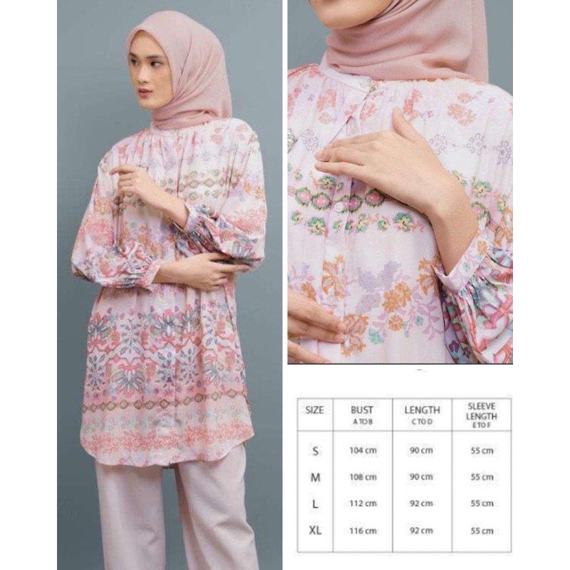 Nada Puspita Ashmeera Tunic By Nada Puspita