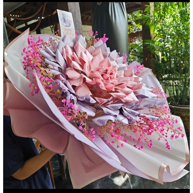 MONEY CAKE BOUQUET  BUNGA UANG KUE UANG BUNGA UANG atomizer disinfectant spray uv spray atomizer