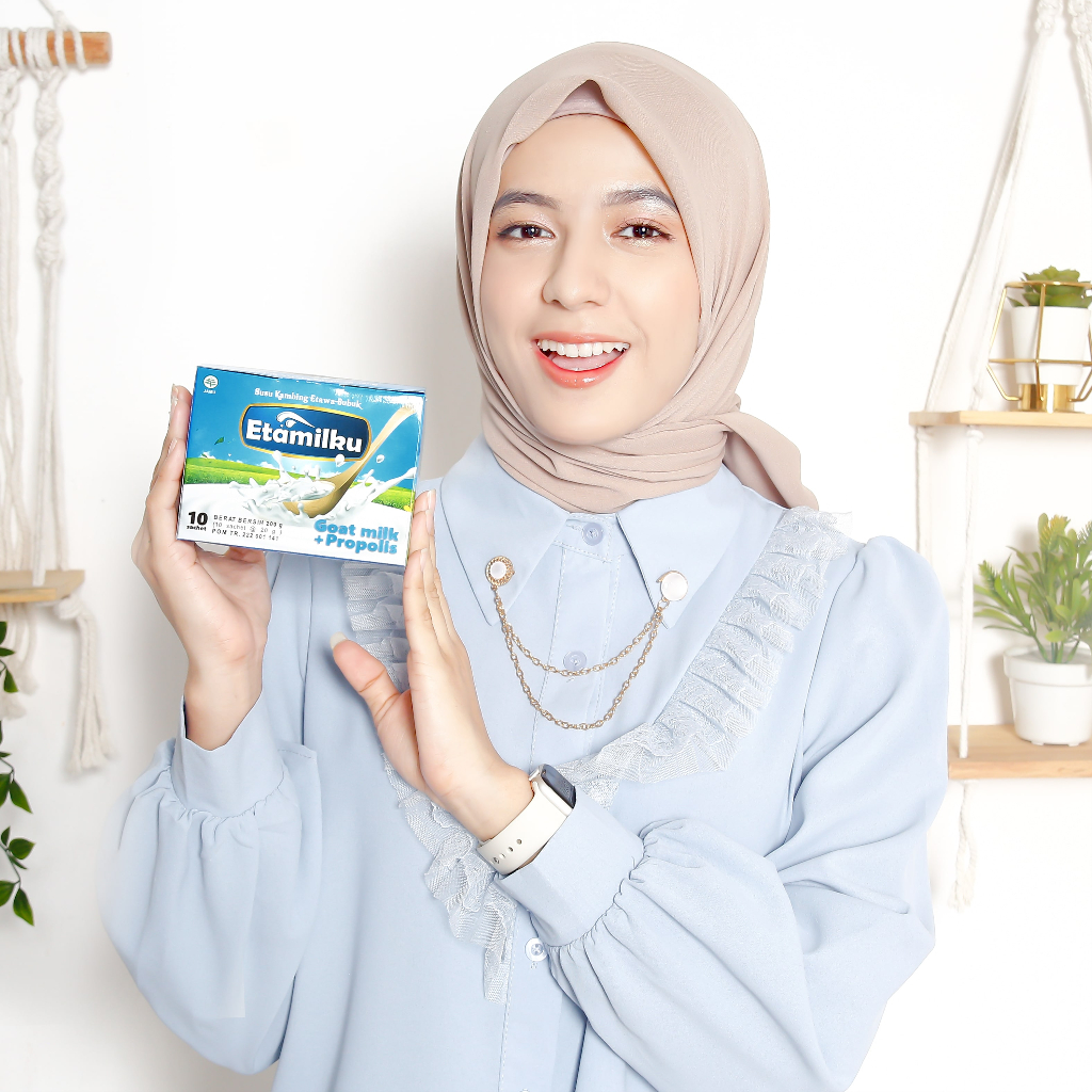 

Susu Bubuk Kambing Etawa Plus Propolis ETAMILKU | Original 200gr