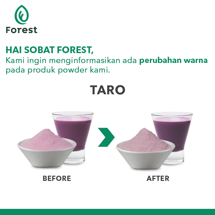 Bubuk Minuman TARO Powder 1000g - FOREST Bubble Drink