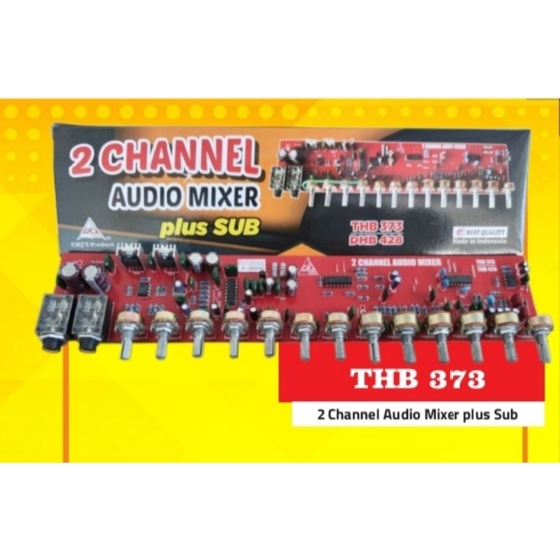 KIT CKJ THB 373 2 Channel Audio Mixer plus Sub